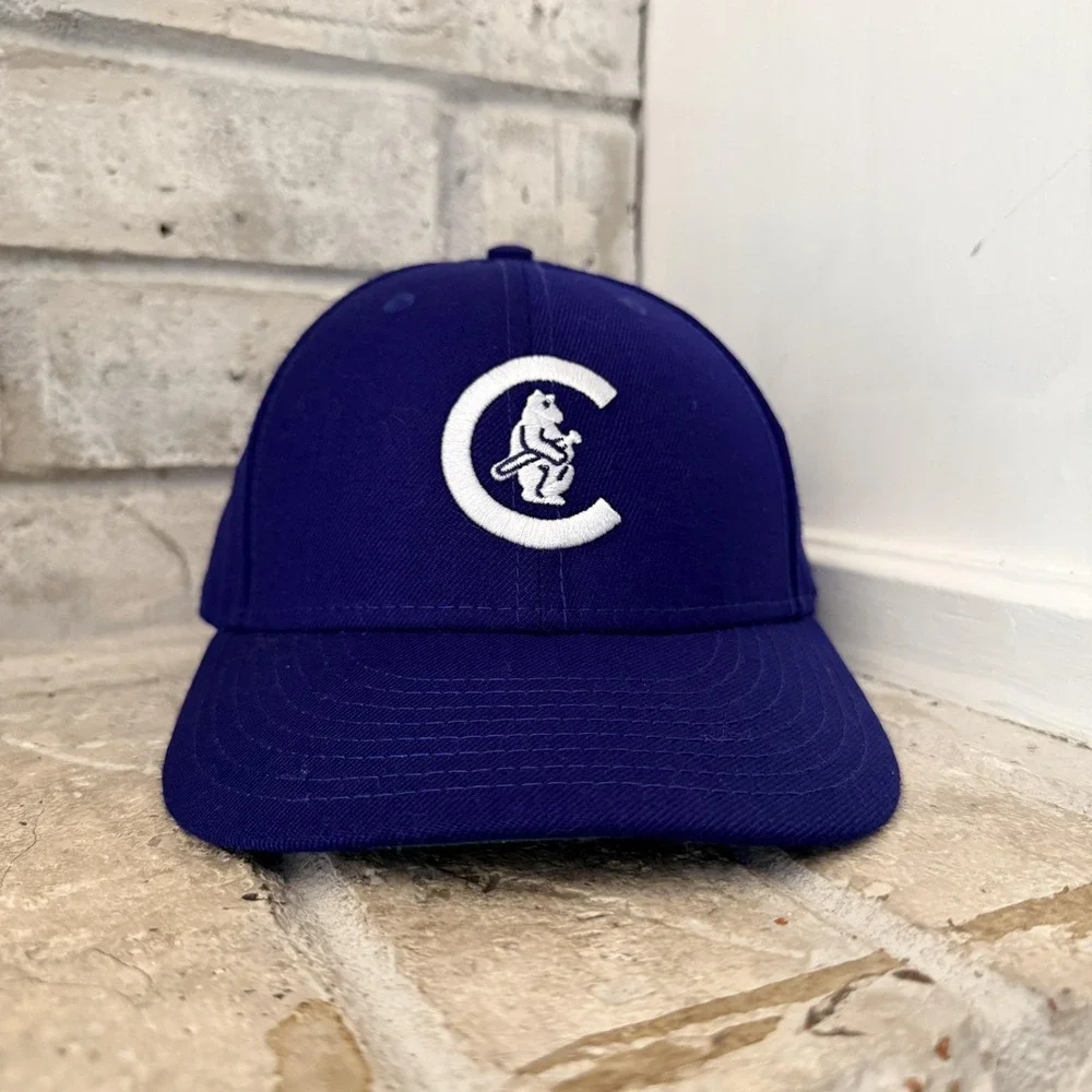 Chicago Cubs Hat Cap Fitted Mens 7 1/8 Baseball New Era 59FIFTY Heritage